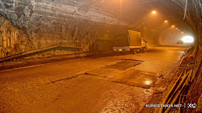 به‌ وێنه‌.. ڕۆژ دوای ڕۆژ تونێلی ده‌ربه‌ندیخان مه‌ترسیدارتر ده‌بێت